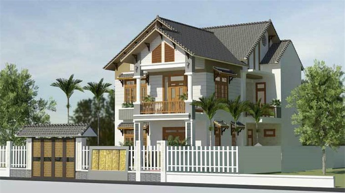 9 mẫu biệt thự 2 tầng hiện đại được xây dựng nhiều nhất hiện nay - Ảnh 4. 9 mẫu biệt thự 2 tầng hiện đại được xây dựng nhiều nhất hiện nay - Ảnh 4.