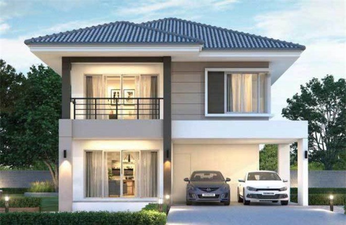9 mẫu biệt thự 2 tầng hiện đại được xây dựng nhiều nhất hiện nay - Ảnh 6. 9 mẫu biệt thự 2 tầng hiện đại được xây dựng nhiều nhất hiện nay - Ảnh 6.