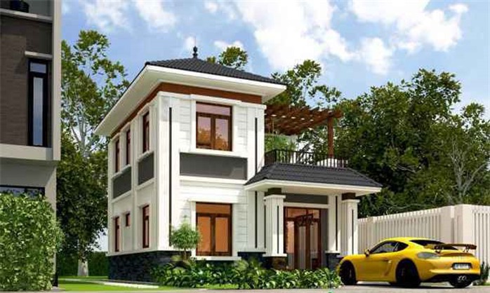 9 mẫu biệt thự 2 tầng hiện đại được xây dựng nhiều nhất hiện nay - Ảnh 9. 9 mẫu biệt thự 2 tầng hiện đại được xây dựng nhiều nhất hiện nay - Ảnh 9.