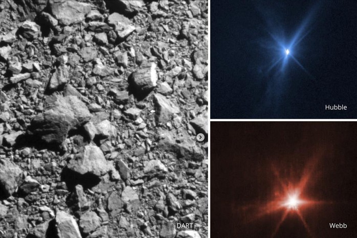 NASA công bố kết quả thử nghiệm cứu thế giới: Tiểu hành tinh mọc đuôi ngàn dặm - Ảnh 1.