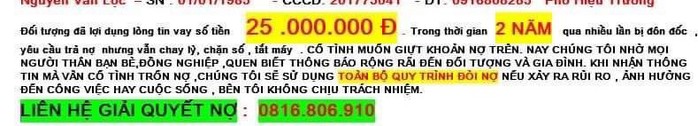 Một nữ hiệu trưởng ở Đà Nẵng bị khủng bố tinh thần - Ảnh 1.