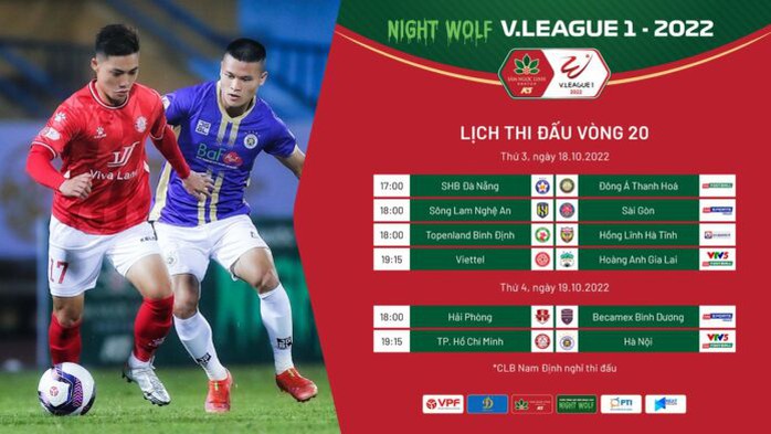 Trước vòng 20 V-League 2022: Căng thẳng và đầy kịch tính! - Ảnh 1.