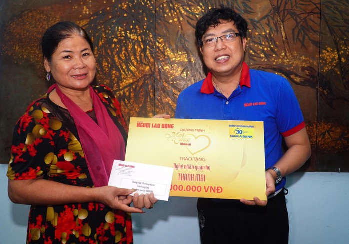 Mai Vàng nhân ái thăm nhạc sĩ Nguyễn Văn Sanh và nghệ nhân Thanh Mai - Ảnh 3.