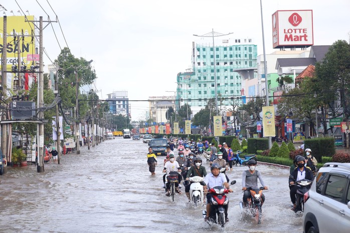 Cần Thơ chỉ đạo khẩn việc dạy học khi triều cường vượt báo động III - Ảnh 2.