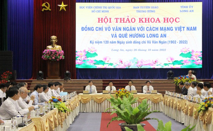 Kỷ niệm 120 năm Ngày sinh nhà cách mạng Võ Văn Ngân - Ảnh 4.