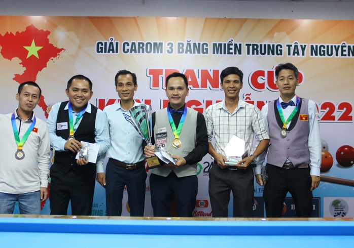 Trần Đức Minh vô địch giải billiards carom miền Trung Tây Nguyên 2022 - Ảnh 3.