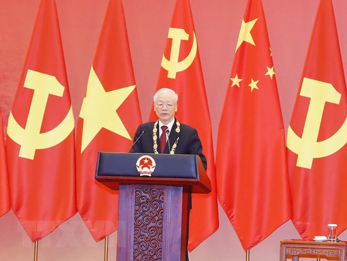 Trung Quốc trao Huân chương Hữu nghị tặng Tổng Bí thư Nguyễn Phú Trọng - Ảnh 4.