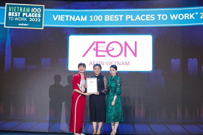 AEON Việt Nam thăng hạng trong Top 100 Nơi làm việc tốt nhất Việt Nam - Ảnh 1. AEON Việt Nam thăng hạng trong Top 100 Nơi làm việc tốt nhất Việt Nam - Ảnh 1.