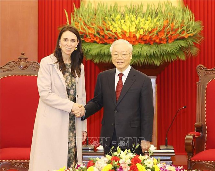 Tổng Bí thư Nguyễn Phú Trọng: Việt Nam coi trọng quan hệ với New Zealand - Ảnh 1.