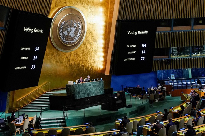 Liên Hiệp Quốc thông qua nghị quyết yêu cầu Nga bồi thường cho Ukraine - Ảnh 1.