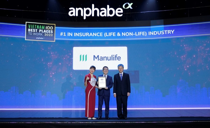Manulife Việt Nam tiếp tục dẫn đầu ngành bảo hiểm trong bảng xếp hạng Top 100 Nơi làm việc tốt nhất - Ảnh 1. Manulife Việt Nam tiếp tục dẫn đầu ngành bảo hiểm trong bảng xếp hạng Top 100 Nơi làm việc tốt nhất - Ảnh 1.