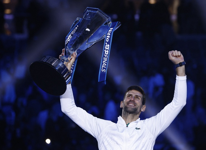 Djokovic san bằng kỷ lục của Federer tại ATP Finals - Ảnh 3.