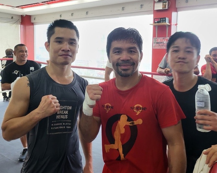 Lĩnh giáo Manny Pacquiao, võ sĩ Việt sẵn sàng bảo vệ đai IBF châu Á - Ảnh 3.