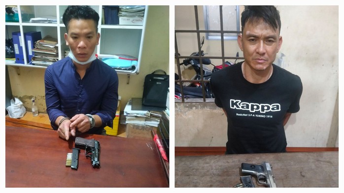 Bắt 2 đối tượng mang súng từ TP HCM xuống Kiên Giang sau khi gây án ở quận 7 - Ảnh 1.