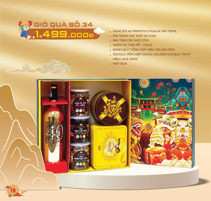 Đa dạng hình thức giỏ quà Tết tại hệ thống bán lẻ SATRA - Ảnh 2. Đa dạng hình thức giỏ quà Tết tại hệ thống bán lẻ SATRA - Ảnh 2.