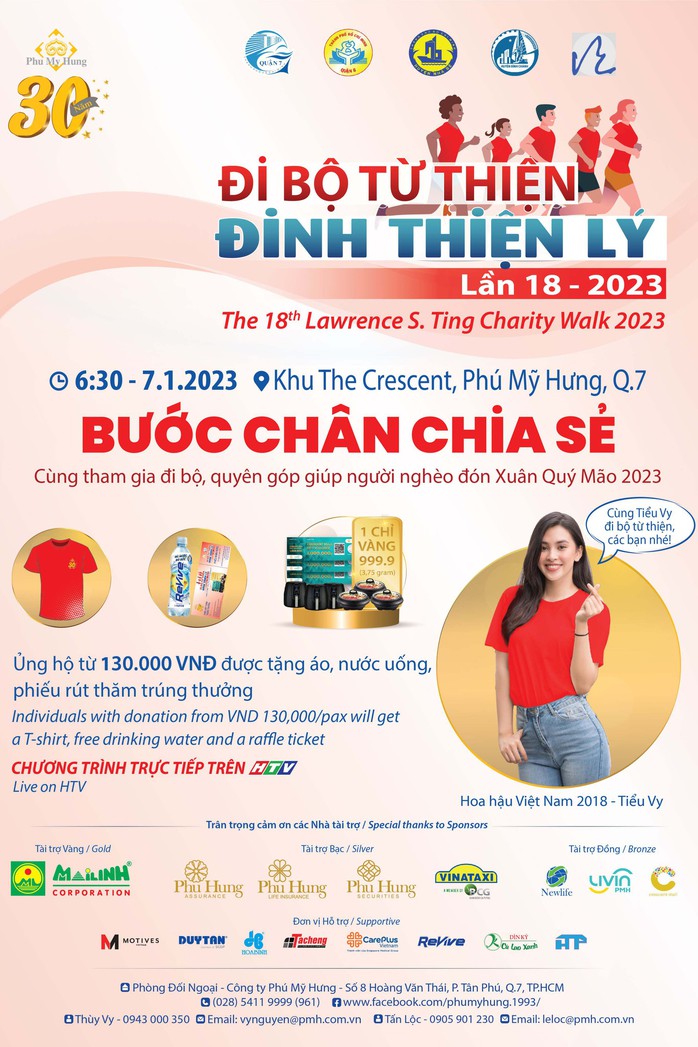 Chương trình Đi bộ từ thiện Đinh Thiện Lý lần thứ 18 - 2023 - Ảnh 1. Chương trình Đi bộ từ thiện Đinh Thiện Lý lần thứ 18 - 2023 - Ảnh 1.