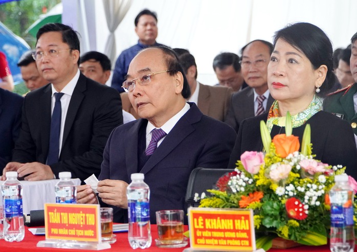 Chủ tịch nước Nguyễn Xuân Phúc dự khánh thành Khu tưởng niệm Hòn Tàu – Đèo Le - Ảnh 1.