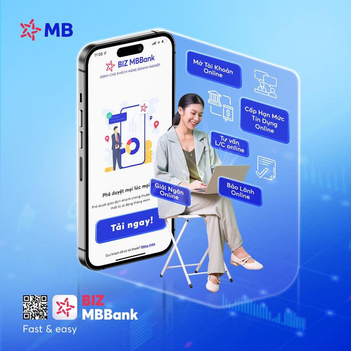 Điểm mặt 5 tính năng mới trên BIZ MBBank cho doanh nghiệp - Ảnh 1. Điểm mặt 5 tính năng mới trên BIZ MBBank cho doanh nghiệp - Ảnh 1.