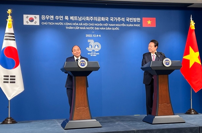 Chủ tịch nước bày tỏ niềm vui khi Việt Nam - Hàn Quốc là Đối tác chiến lược toàn diện - Ảnh 1.