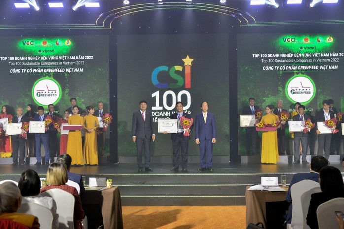 GREENFEED Việt Nam được vinh danh Top 100 doanh nghiệp bền vững năm 2022 - Ảnh 1.