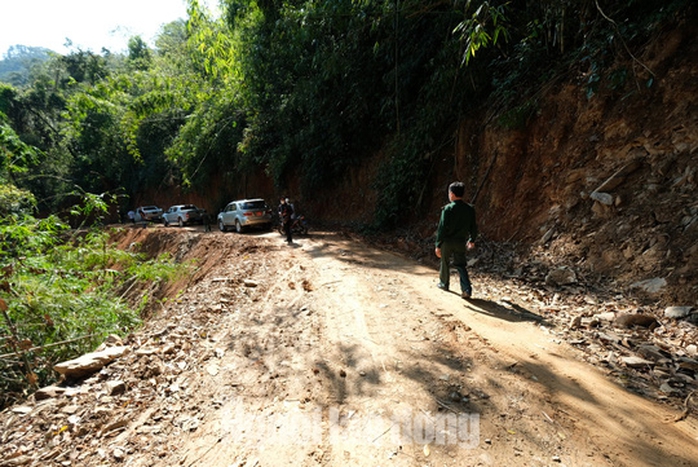 Đoàn công tác của Bộ Quốc phòng kiểm tra vụ phá rừng đặc dụng làm đường Trường Sơn Đông - Ảnh 5.