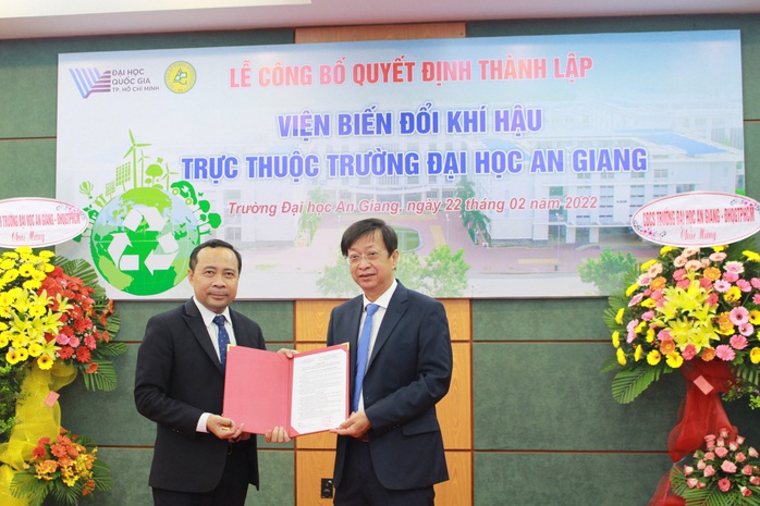 Thành lập Viện Biến đổi khí hậu tại Trường Đại học An Giang - Ảnh 1.