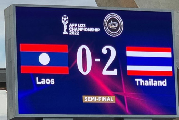 Vượt qua Lào, U23 Thái Lan hẹn đấu U23 Việt Nam ở chung kết Giải U23 Đông Nam Á - Ảnh 2.
