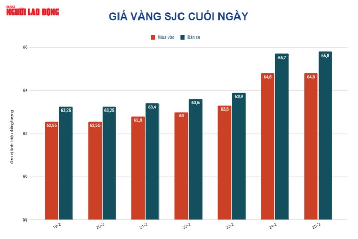 Giá vàng hôm nay 26-2: Lao xuống dù xung đột Nga – Ukraine gia tăng - Ảnh 2.