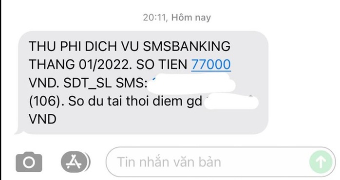 Ngân hàng đua tăng phí SMS Banking - Ảnh 1. Ngân hàng đua tăng phí SMS Banking - Ảnh 1.