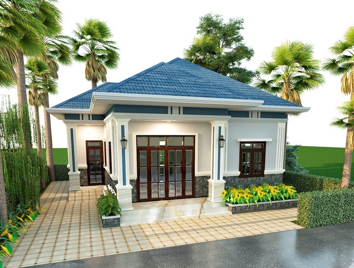 Top 10 xu hướng nhà cấp 4 lộng lẫy 2022 - Ảnh 4. Top 10 xu hướng nhà cấp 4 lộng lẫy 2022 - Ảnh 4.