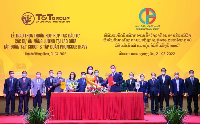 T&T Group hợp tác với tập đoàn hàng đầu của Lào, phát triển 2.500 MW điện tái tạo - Ảnh 1. T&T Group hợp tác với tập đoàn hàng đầu của Lào, phát triển 2.500 MW điện tái tạo - Ảnh 1.