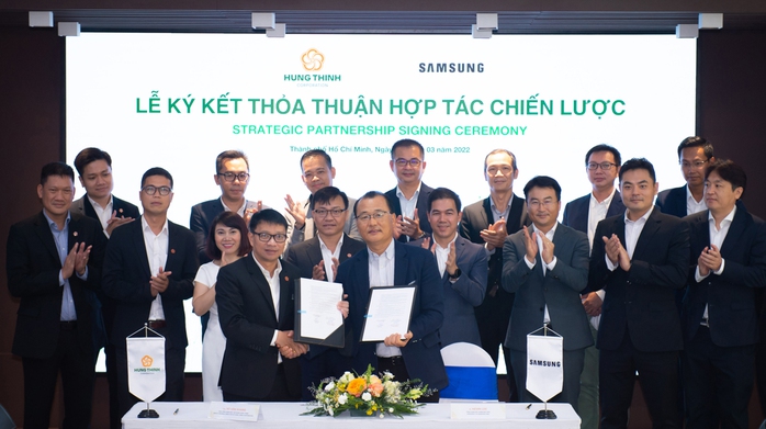 Tập đoàn Hưng Thịnh ký kết hợp tác chiến lược với Samsung Vina - Ảnh 1. Tập đoàn Hưng Thịnh ký kết hợp tác chiến lược với Samsung Vina - Ảnh 1.