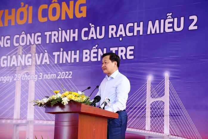 Khởi công cầu Rạch Miễu 2 - Ảnh 1.