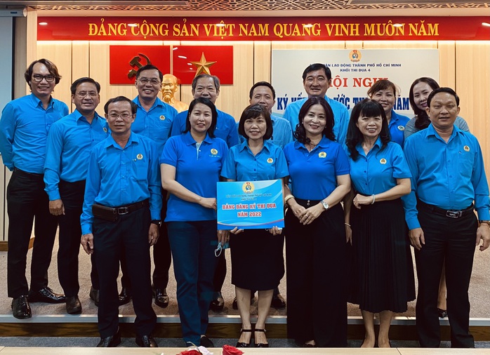 Khối thi đua 4 - Liên đoàn lao động TP HCM tổ chức hội nghị ký kết giao ước thi đua năm 2022 - Ảnh 2. Khối thi đua 4 - Liên đoàn lao động TP HCM tổ chức hội nghị ký kết giao ước thi đua năm 2022 - Ảnh 2.