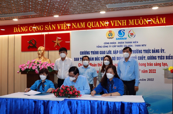 Tọa đàm “Đoàn thể SAWACO xung kích trong phong trào sáng tạo, phát huy sáng kiến, cải tiến kỹ thuật” - Ảnh 1. Tọa đàm “Đoàn thể SAWACO xung kích trong phong trào sáng tạo, phát huy sáng kiến, cải tiến kỹ thuật” - Ảnh 1.