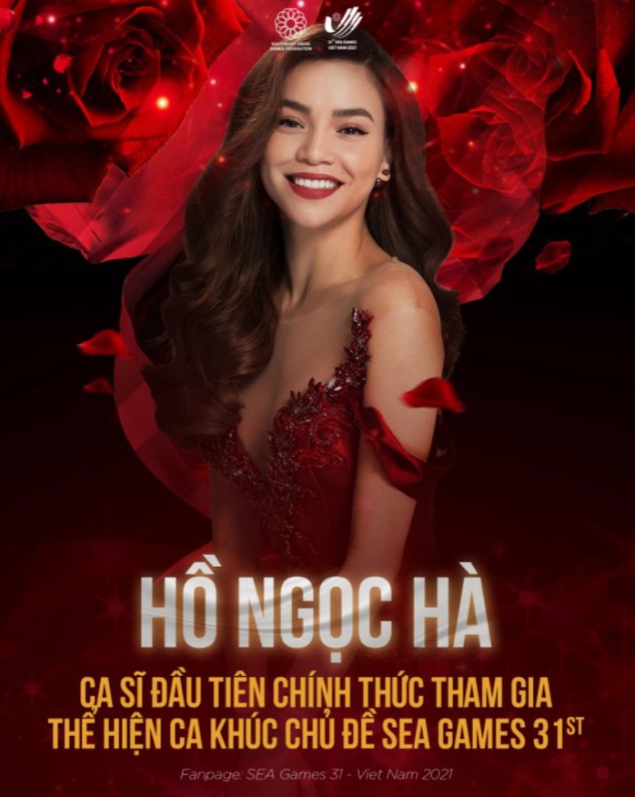 Hồ Ngọc Hà hát ca khúc chủ đề của SEA Games 31 - Ảnh 1.