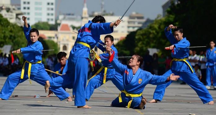 Vovinam sẽ đại diện võ Việt trình diễn tại Lễ Khai mạc SEA Games 31 - Ảnh 1.