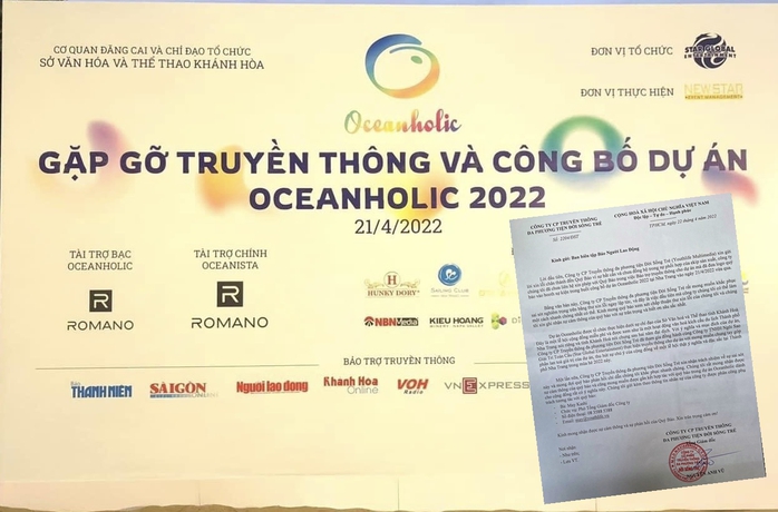 Đơn vị tổ chức Oceanholic 2022 xin lỗi công khai Báo Người Lao Động - Ảnh 1.