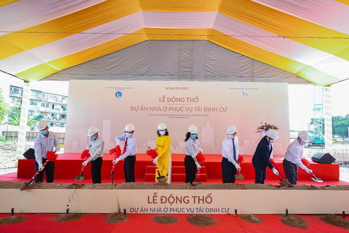 Động thổ dự án nhà ở phục vụ tái định cư tại Cư xá Thanh Đa - Ảnh 1. Động thổ dự án nhà ở phục vụ tái định cư tại Cư xá Thanh Đa - Ảnh 1.