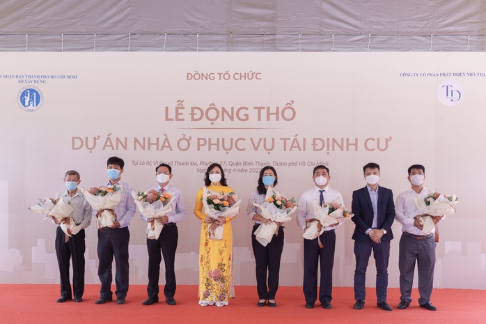 Động thổ dự án nhà ở phục vụ tái định cư tại Cư xá Thanh Đa - Ảnh 2. Động thổ dự án nhà ở phục vụ tái định cư tại Cư xá Thanh Đa - Ảnh 2.