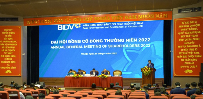 BIDV tổ chức Đại hội đồng cổ đông thường niên năm 2022 - Ảnh 1. BIDV tổ chức Đại hội đồng cổ đông thường niên năm 2022 - Ảnh 1.