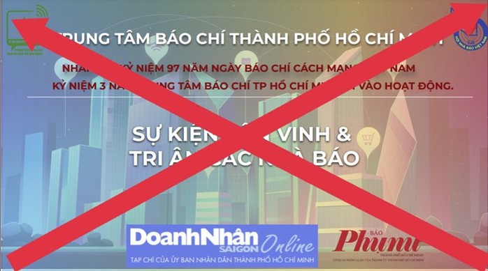 Trung tâm Báo chí TP HCM lên tiếng việc bị mạo danh kêu gọi tài trợ - Ảnh 1.