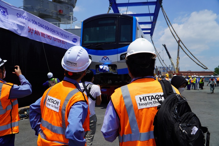 Các hình ảnh đoàn tàu metro số 1 cập cảng Khánh Hội, TP HCM - Ảnh 6.