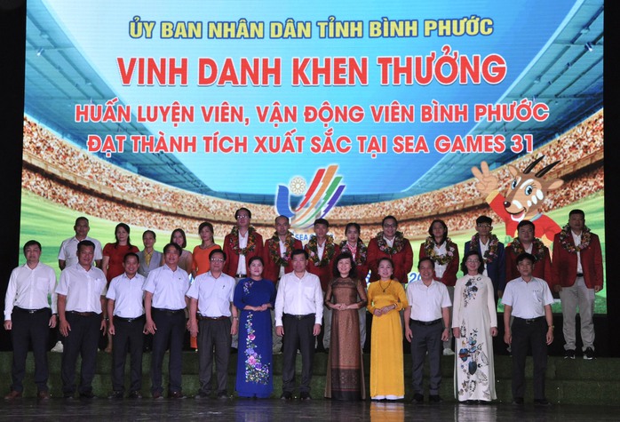 Bình Dương, Bình Phước vinh danh VĐV đạt thành tích cao tại SEA Games 31 - Ảnh 4.