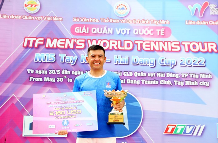 Thắng tay vợt Cộng hòa Czech, Lý Hoàng Nam vô địch Giải M15 Tây Ninh 2022 - Ảnh 2.