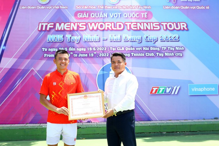 Thắng tay vợt Cộng hòa Czech, Lý Hoàng Nam vô địch Giải M15 Tây Ninh 2022 - Ảnh 3.