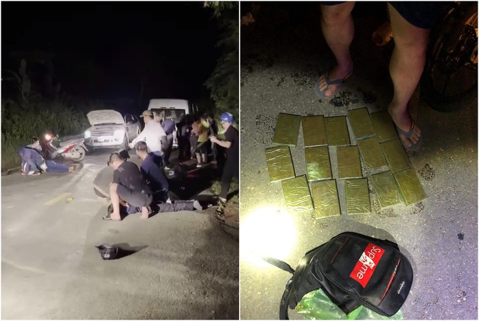 Bị vây bắt, đối tượng buôn 15 bánh heroin dùng súng K59 bắn chiến sĩ công an - Ảnh 2.