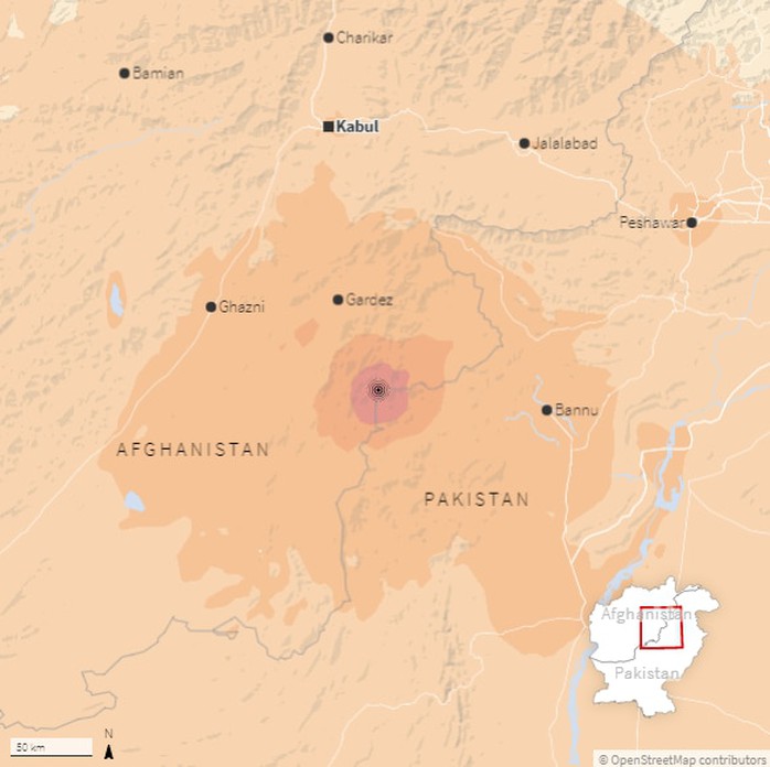 Afghanistan hứng động đất tàn khốc, số người thiệt mạng tăng chóng mặt - Ảnh 1.