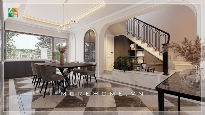 Thiết kế gầm cầu thang đẹp ấn tượng cho phòng khách - Ảnh 6. Thiết kế gầm cầu thang đẹp ấn tượng cho phòng khách - Ảnh 6.