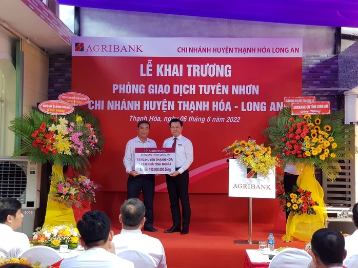 Agribank Thạnh Hóa Long An khai trương Phòng Giao dịch Tuyên Nhơn - Ảnh 4.